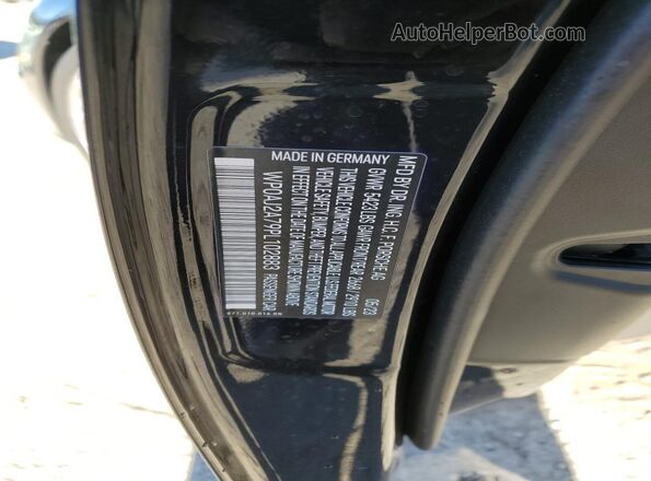 WP0AJ2A79PL102883 2023 PORSCHE PANAMERA Черный Вид подкапотного пространства
