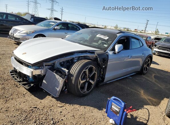 WP0BA2Y12SSA66316 2025 PORSCHE TAYCAN Серебряный Передняя левая четверть