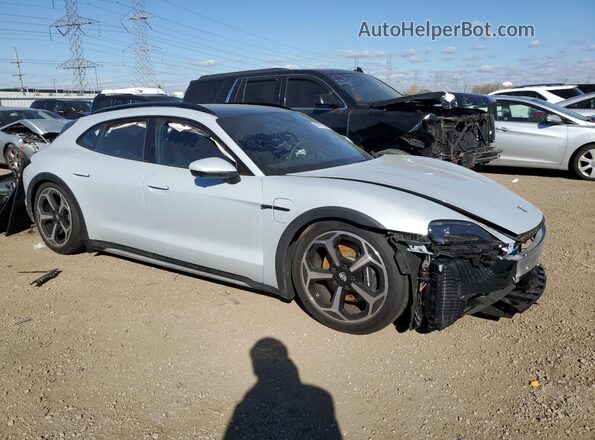 WP0BA2Y12SSA66316 2025 PORSCHE TAYCAN Серебряный Передняя правая четверть