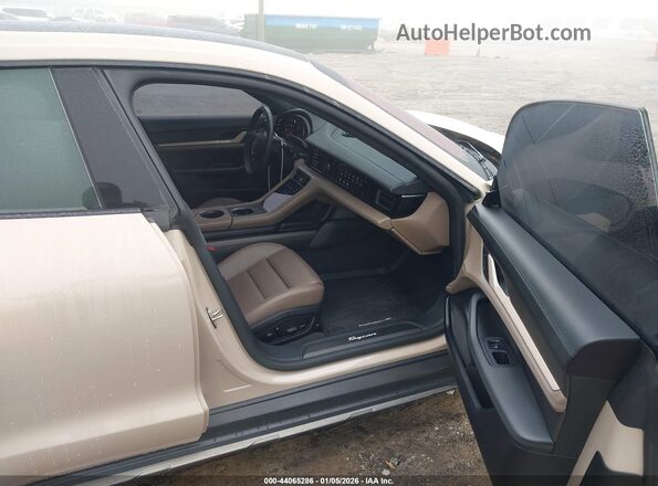 WP0BC2Y12PSA68066 2023 PORSCHE TAYCAN CROSS TURISMO Tan წინა სალონის ხედი