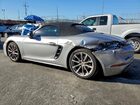 2017 Porsche Boxster Серый vin: WP0CA2A80HS221950