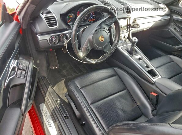 WP0CA2A85GS120546 2016 PORSCHE BOXSTER Красный Вид панели приборов