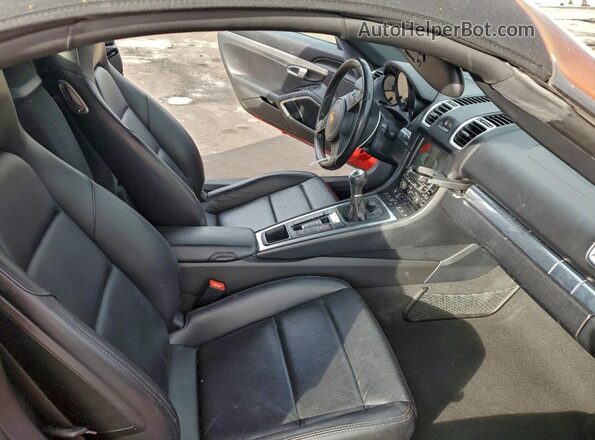 WP0CA2A85GS120546 2016 PORSCHE BOXSTER Красный Вид задних сидений