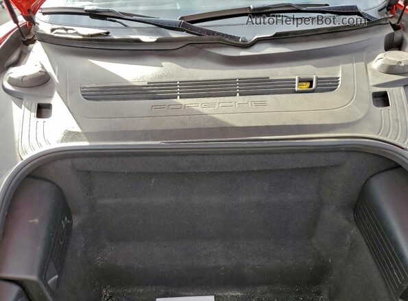 WP0CA2A85GS120546 2016 PORSCHE BOXSTER Красный Вид задней части салона
