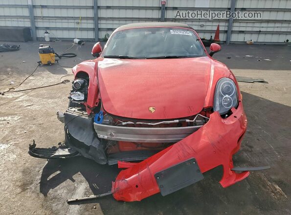 WP0CA2A85GS120546 2016 PORSCHE BOXSTER Красный Вид спереди