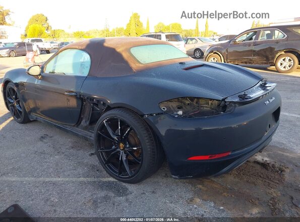 WP0CA2A89HS220764 2017 PORSCHE 718 BOXSTER Black Tył lewy
