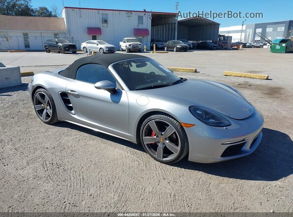 WP0CB2A85JS228301 2018 PORSCHE 718 BOXSTER Silver Front right