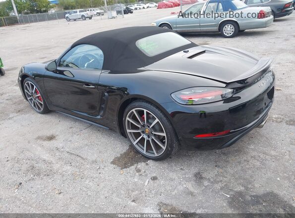 WP0CB2A88HS240789 2017 PORSCHE 718 BOXSTER Black Tył lewy