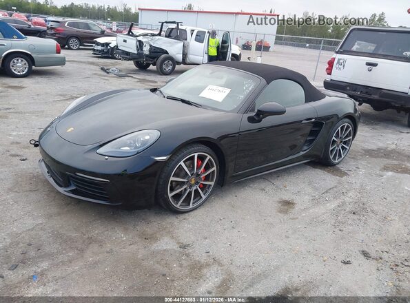 WP0CB2A88HS240789 2017 PORSCHE 718 BOXSTER Black Przód lewy