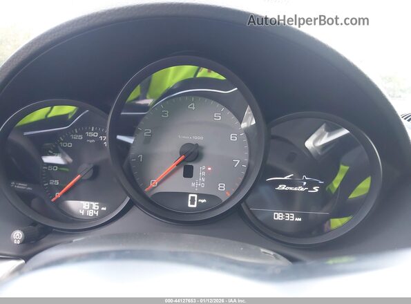 WP0CB2A88HS240789 2017 PORSCHE 718 BOXSTER Black Widok tylnych siedzeń