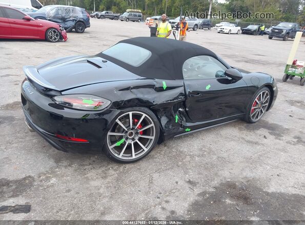 WP0CB2A88HS240789 2017 PORSCHE 718 BOXSTER Black Tył prawy