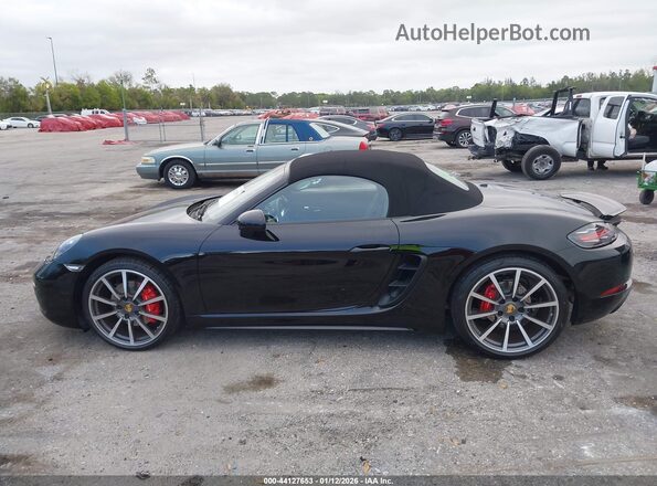 WP0CB2A88HS240789 2017 PORSCHE 718 BOXSTER Black Widok wnętrza 360 stopni
