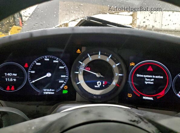 WP0CB2A95RS245930 2024 PORSCHE 911 Gray Widok zestawu wskaźników