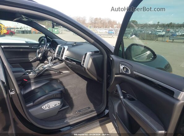 WP1AA2A29JKA03853 2018 PORSCHE CAYENNE Black Widok wnętrza z przodu