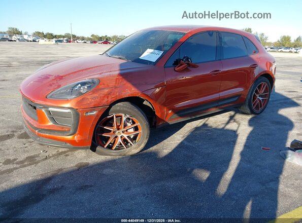 WP1AA2A50NLB04869 2022 PORSCHE MACAN Оранжевый Передняя левая четверть