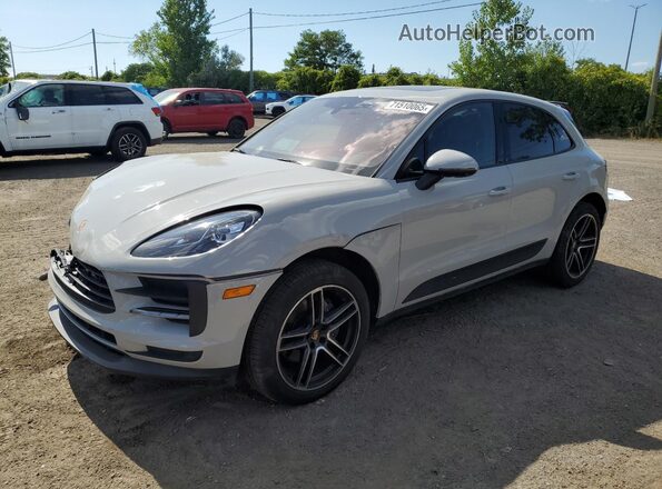 WP1AA2A51MLB14955 2021 PORSCHE MACAN Gray Передня ліва чверть