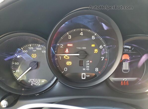 WP1AA2A51PLB07055 2023 PORSCHE MACAN Белый Вид щитка приборов