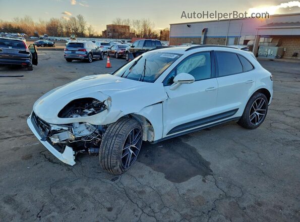 WP1AA2A52NLB00029 2022 PORSCHE MACAN Белый Передняя левая четверть