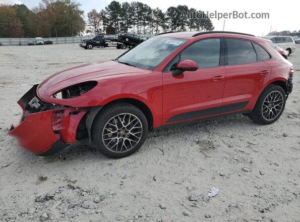 WP1AA2A53JLB03693 2018 PORSCHE MACAN Красный Передняя левая четверть