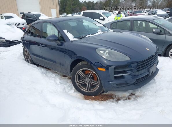 WP1AA2A55KLB06659 2019 PORSCHE MACAN Синий Передняя правая четверть
