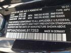 2021 Porsche Macan   Черный vin: WP1AA2A56MLB17253