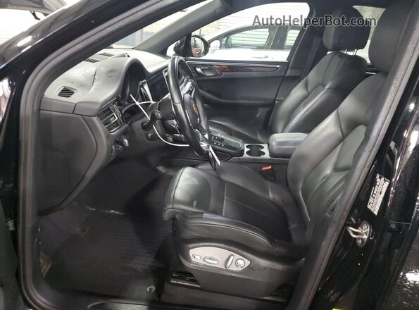 WP1AA2A57KLB02242 2019 PORSCHE MACAN Черный Вид салона спереди