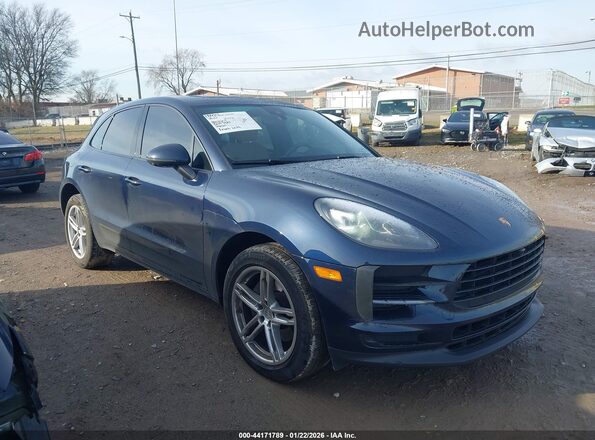 WP1AA2A57KLB08252 2019 PORSCHE MACAN Dark Blue Вид щитка приборов