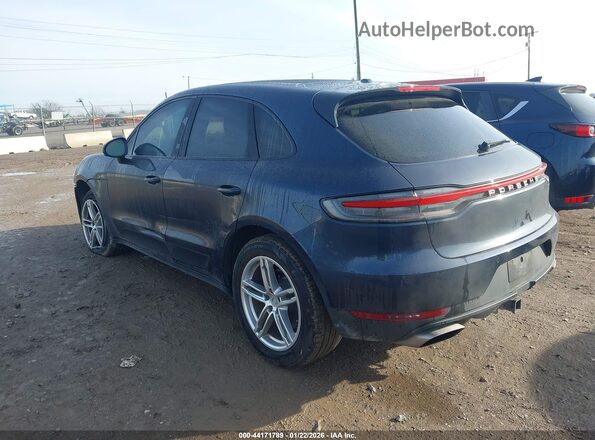 WP1AA2A57KLB08252 2019 PORSCHE MACAN Dark Blue Задняя левая четверть