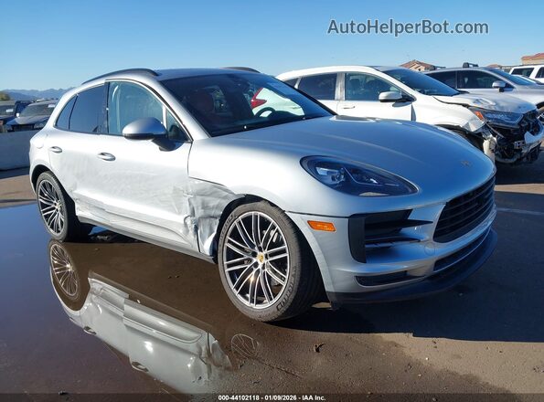 WP1AA2A57LLB11797 2020 PORSCHE MACAN Blue Вид спереду