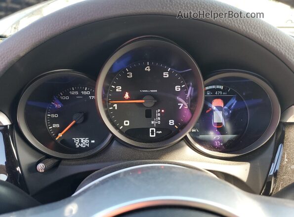 WP1AA2A59KLB01450 2019 PORSCHE MACAN Черный Вид щитка приборов