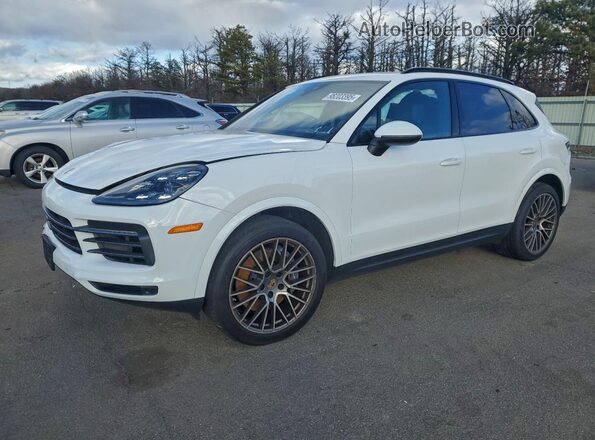 WP1AA2AY0NDA07014 2022 PORSCHE CAYENNE Белый Передняя левая четверть