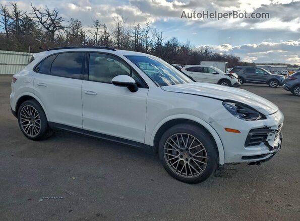 WP1AA2AY0NDA07014 2022 PORSCHE CAYENNE Белый Передняя правая четверть