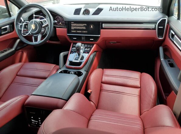 WP1AA2AY0PDA10286 2023 PORSCHE CAYENNE Black Widok deski rozdzielczej