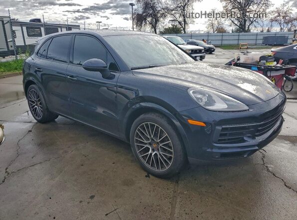 WP1AA2AY3MDA05157 2021 PORSCHE CAYENNE Blue Передня права чверть