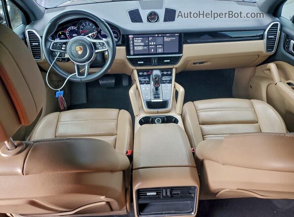 WP1AA2AY3MDA05157 2021 PORSCHE CAYENNE Blue Вид панелі приладів