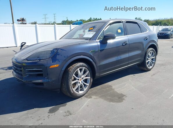 WP1AA2AY3TDA01754 2026 PORSCHE CAYENNE Blue Przód lewy