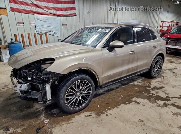 WP1AA2AY5KDA15248 2019 PORSCHE CAYENNE Желто-коричневый Передняя левая четверть