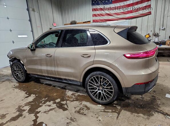 WP1AA2AY5KDA15248 2019 PORSCHE CAYENNE Желто-коричневый Задняя левая четверть