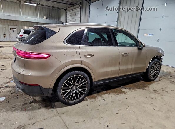 WP1AA2AY5KDA15248 2019 PORSCHE CAYENNE Желто-коричневый Задняя правая четверть