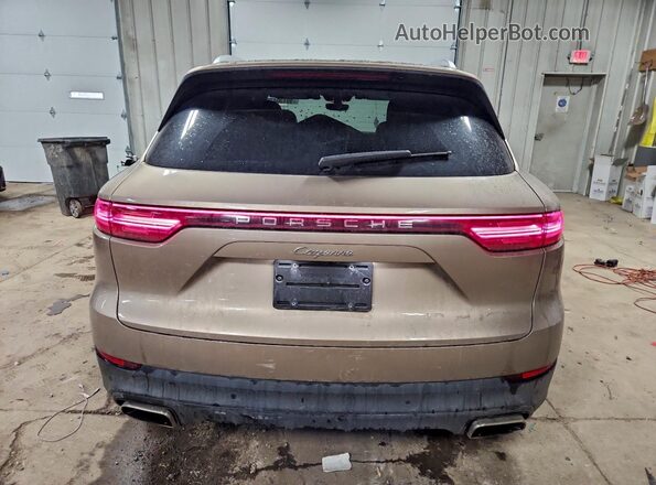 WP1AA2AY5KDA15248 2019 PORSCHE CAYENNE Желто-коричневый Вид сзади