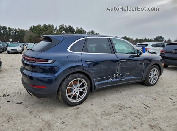 WP1AA2AY6RDA12255 2024 PORSCHE CAYENNE Синий Задняя правая четверть