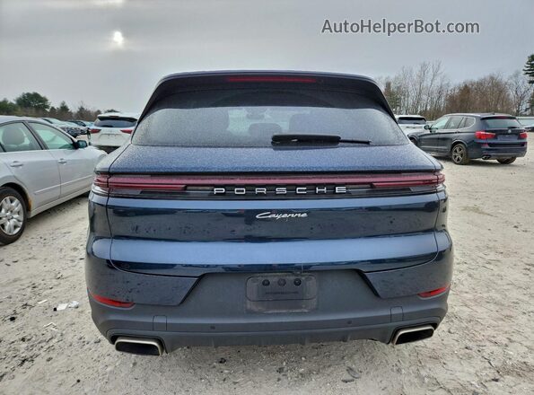 WP1AA2AY6RDA12255 2024 PORSCHE CAYENNE Синий Вид сзади