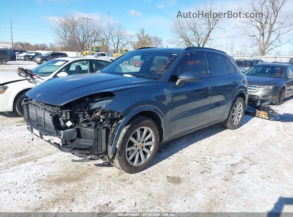 WP1AA2AY7KDA00718 2019 PORSCHE CAYENNE Blue Vista tres cuartos delantera izquierda