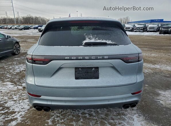 WP1AA2AY8LDA03158 2020 PORSCHE CAYENNE Серебряный Вид сзади