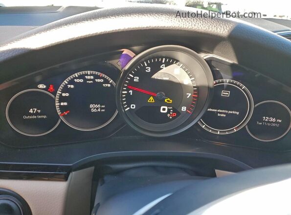 WP1AA2AY8PDA04901 2023 PORSCHE CAYENNE White Widok zestawu wskaźników