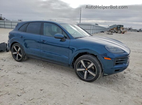 WP1AA2AY8SDA04499 2025 PORSCHE CAYENNE Синий Передняя правая четверть
