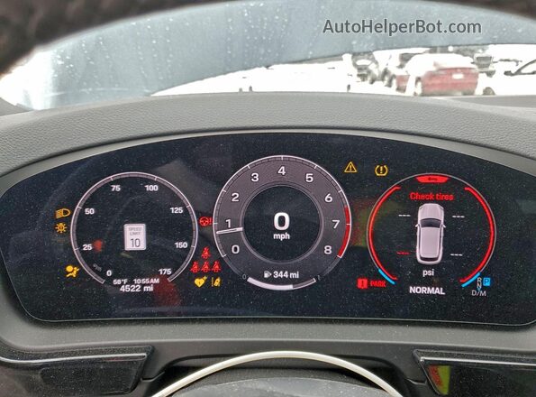 WP1AA2AY8SDA04499 2025 PORSCHE CAYENNE Синий Вид щитка приборов