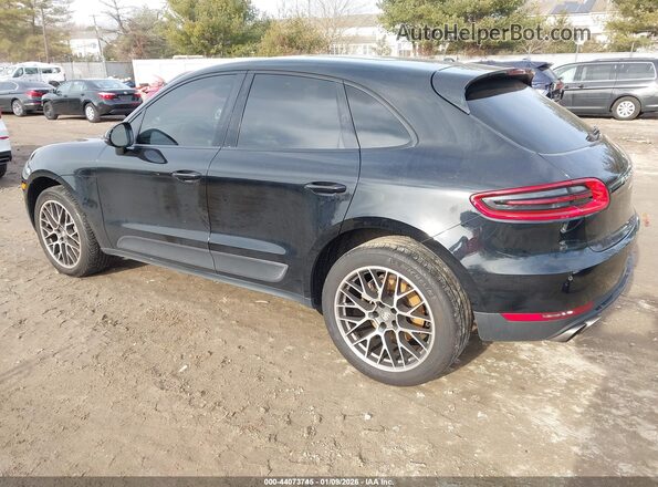 WP1AB2A50GLB45485 2016 PORSCHE MACAN Черный Задняя левая четверть