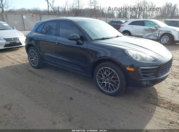 WP1AB2A50GLB45485 2016 PORSCHE MACAN Черный Передняя правая четверть