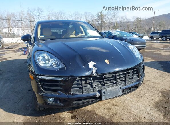 WP1AB2A50GLB55224 2016 PORSCHE MACAN Черный Вид спереди